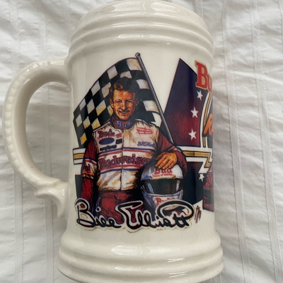 Vintage 1992 Budweiser Racing Series Stein. Bill Elliot x Junior Johnson - Picture 2 of 5